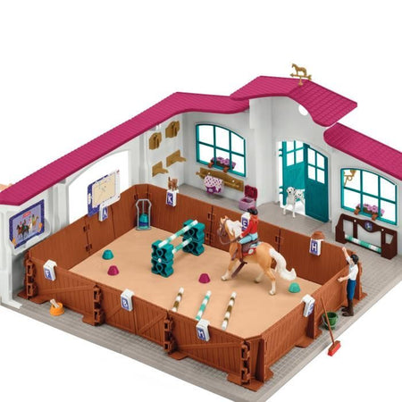 Grand Manege Equestre, Scatola con figure e accessori, Schleich 42639 Horse Club, Per bambini dai 5 anni
