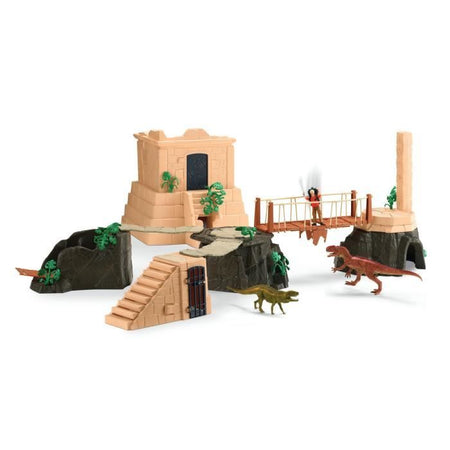 Grande conquista del tempio perduto, figurine da gioco, SCHLEICH 42656 Dinosauri, 4 anni