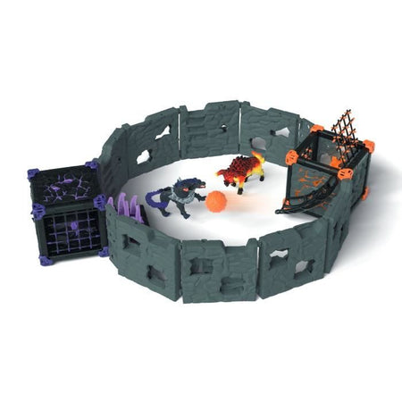 BattleCave Arena: Lava vs Darkness, arena di battaglia per personaggi Eldrador, SCHLEICH 42673 Creature Eldrador, 7 anni
