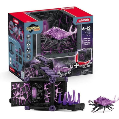 BattleCave Isopod of Darkness, Espansione Arena, SCHLEICH 42675 Creature Eldrador, 7 anni