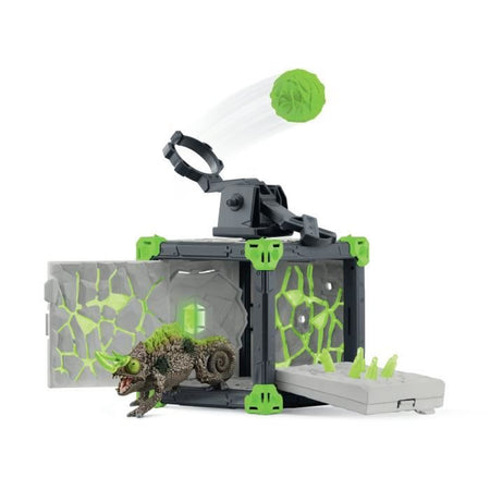 BattleCave Stone Chameleon, estensione arena, SCHLEICH 42677 Creature Eldrador, dai 7 anni in su