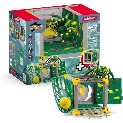 BattleCave Jungle Tarantula, Espansione Arena, SCHLEICH 42678 Creature Eldrador, 7 anni