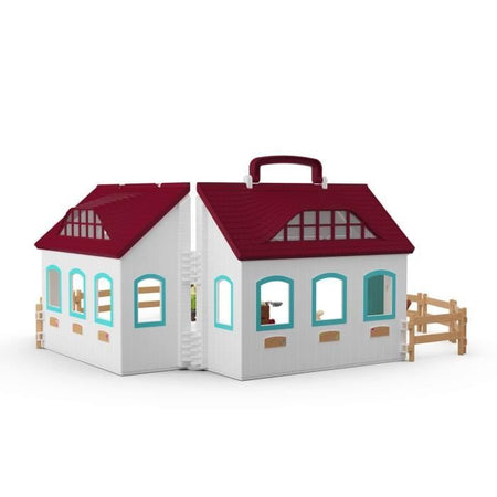 SCHLEICH 42703 Horse Club Set stalla trasportabile, da 4 anni