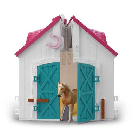SCHLEICH 42703 Horse Club Set stalla trasportabile, da 4 anni
