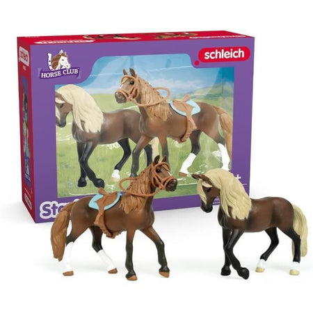 I miei primi cavalli Paso peruviani, 2 figurine di cavalli, SCHLEICH 42738 Horse Club, 5 anni
