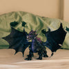 Figura del Drago Oscuro - Drago giocattolo ultra realistico e resistente con ali mobili - Regalo per ragazzi e ragazze dai 7 anni in su