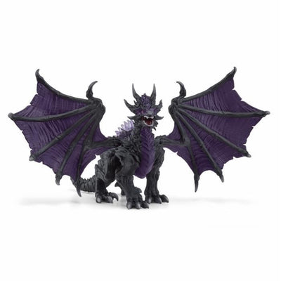 Figura del Drago Oscuro - Drago giocattolo ultra realistico e resistente con ali mobili - Regalo per ragazzi e ragazze dai 7 anni in su