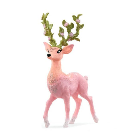Figurina di cervo rosa magico, Schleich 13996 Bayala, per bambini dai 5 anni