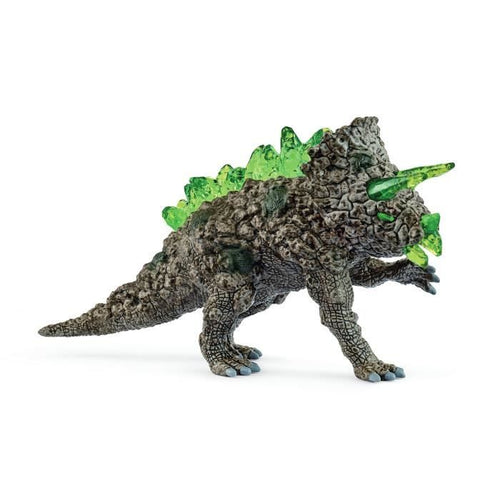SCHLEICH 70828 Eldrador Triceratopo Figurina in pietra, dai 4 anni in su