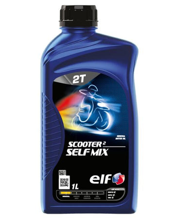 Olio Scooter 2 Self Mix 2T Lt.1 per Motori 2 Tempi ELF