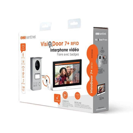 Videocitofono cablato con badge Touch screen 7 - VisioDoor 7+ RFID