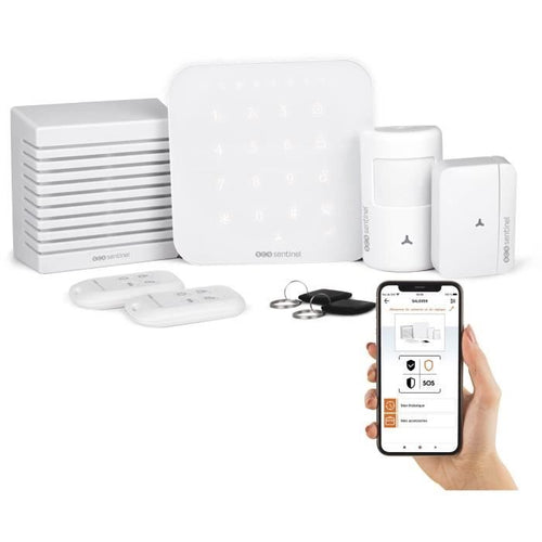 Allarme senza fili connesso Wi-Fi e GSM 4G - KitAlarm - SCS SENTINEL