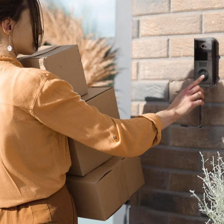 Videocitofono cablato connesso - SCS SENTINEL - VisioWifi - Visione notturna - Nero