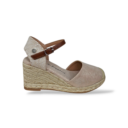 Espadrillas Donna XTI Oro con Fibia – Scarpe Estive Glamour, Eleganti e Luminose