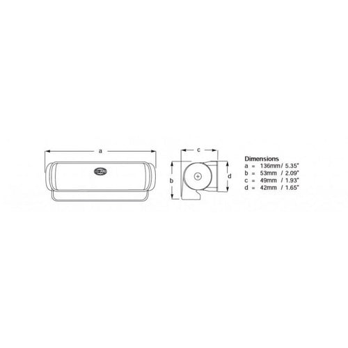 Sea Hawk Led Spot Nero
