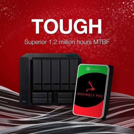 SEAGATE - IRONWOLF PRO - Disco rigido interno - 8TB - SATA 6 Gbit/s - 7200RPM (ST8000NT001)