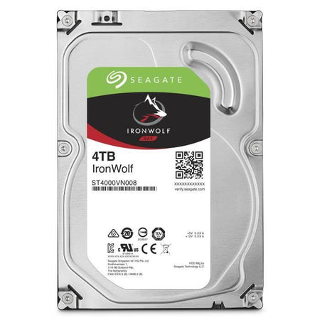 Seagate - Drive rigido interno - Ironwolf Nas - 4to - 3,5 - 5400 giri / min (ST4000VN006)