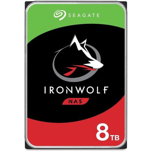 Disco rigido SEAGATE IronWolf ST8000VN004 - 3,5 interni - 8 TB - SATA (SATA / 600) - 7200 rpm - Buffer 256 MB