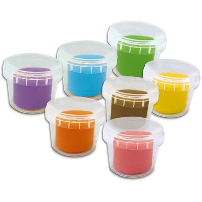 Kit di pasta per modellazione gigante ecologica (7x90 g con strumenti)