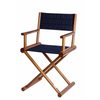 Sedia In Teak Blu Navy