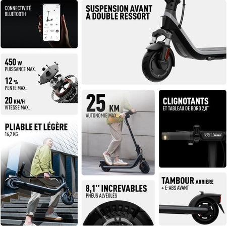 Monopattino elettrico - SEGWAY - E2 E II - 450 W - 8.1