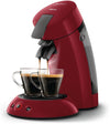Philips HD6553/81 SENSEO ORIGINAL macchina per caffè a cialde, Aroma Booster, Crema Pus, 1 o 2 tazze, Rosso