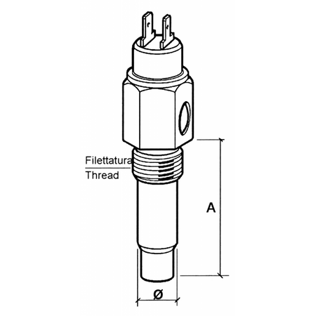 Sensore Temp. Acqua M14 X 1,5