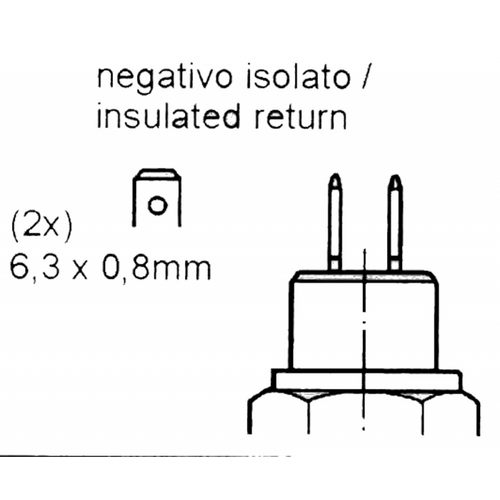 Sensore Temp. Acqua G6 1/2 X14Nptf