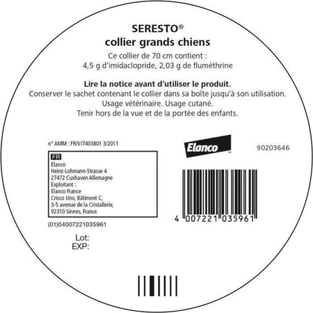 COLLARE PER CANI SERESTO GRANDE X2