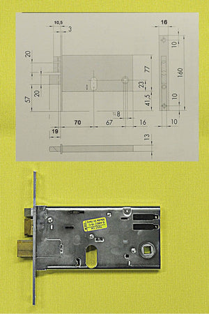 Serr. Elettr. Logo/Cisa Infilare 14760-70