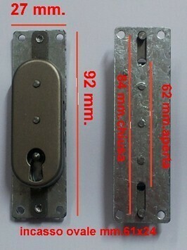 Serratura A Stringa Da Incastro In Ferro 2 Mandate