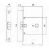 Serratura Incasso Mm.70X60 Ot.Crom.