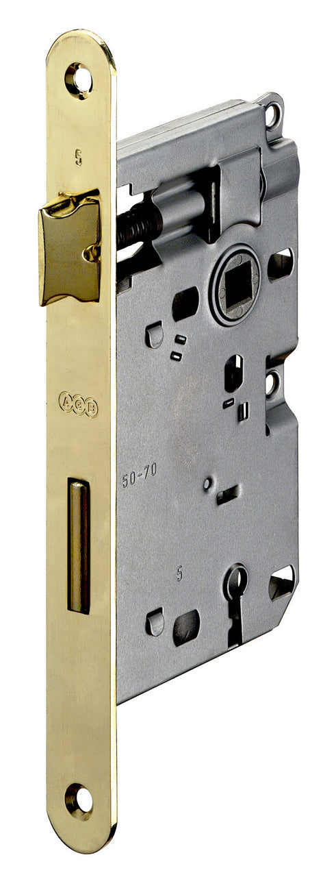 Serratura Patent Mm 45 B/Tondo Ottonata