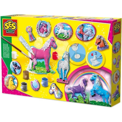 SES CREATIVE Stampaggio e pittura - Cavalli fantasy
