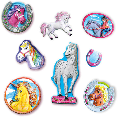 SES CREATIVE Stampaggio e pittura - Cavalli fantasy