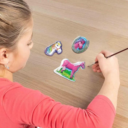 SES CREATIVE Stampaggio e pittura - Cavalli fantasy