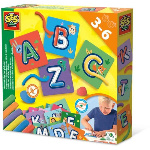 Imparo l'alfabeto con la plastilina - Gioco educativo - SES CREATIVE - Conosci l'alfabeto divertendoti.