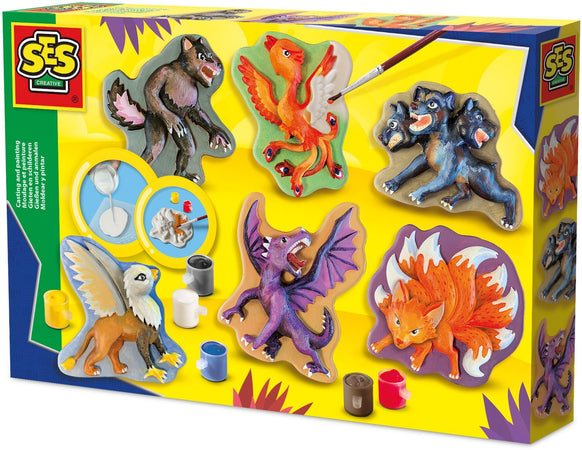 Fusione e pittura - Creature mitiche - Hobby creativi - SES CREATIVE - Fusione e pittura di figure mitiche.