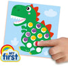 Il mio primo - Pittura con le dita - Dinosauri - SES CREATIVE - Dipingi 10 carte dinosauri.