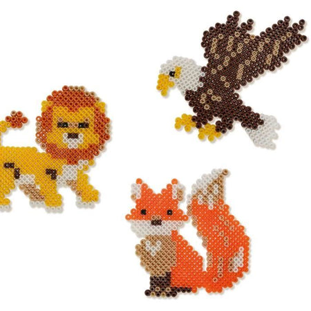 Perline da stirare - Animali del mondo - SES CREATIVE - Crea vari animali con 3500 perline e istruzioni.