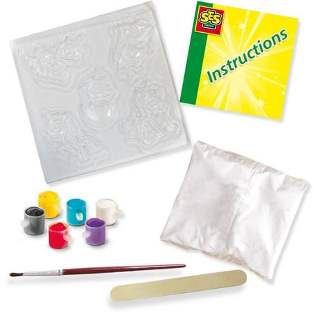 Modellare e dipingere - Cuccioli di unicorno - Hobby creativi - SES CREATIVE - Modella e dipingi 5 unicorni diversi.