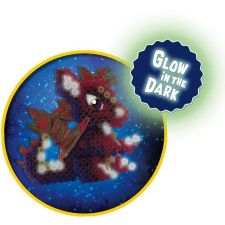 Perline da stirare - Draghi - SES CREATIVE - Realizza 3 tipi di draghi in 3D.