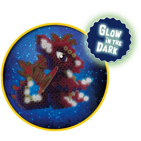 Perline da stirare - Draghi - SES CREATIVE - Realizza 3 tipi di draghi in 3D.