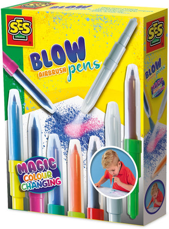 Blow Airbrush Thought - Magic Color Change