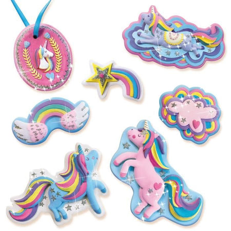 Fusioni e pittura - Unicorns
