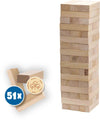 XXL Tumbling Tower - Gioco di abilità - SES CREATIVE - Versione XXL per esterni, emozionante per bambini e adulti.