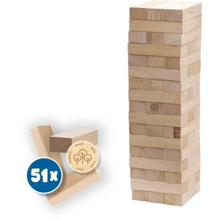 XXL Tumbling Tower - Gioco di abilità - SES CREATIVE - Versione XXL per esterni, emozionante per bambini e adulti.