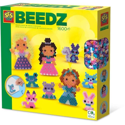 Perline da stirare - Principesse e animali - SES CREATIVE - Crea principesse e i loro animali domestici.