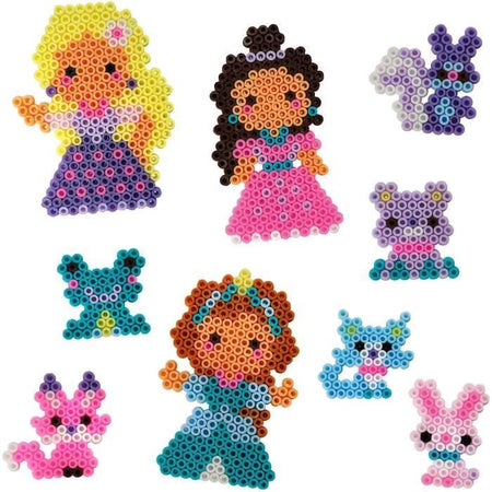 Perline da stirare - Principesse e animali - SES CREATIVE - Crea principesse e i loro animali domestici.