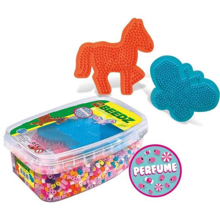 SES CREATIVE - Mix profumato di 5000 perline da stiro Cavalli e farfalle